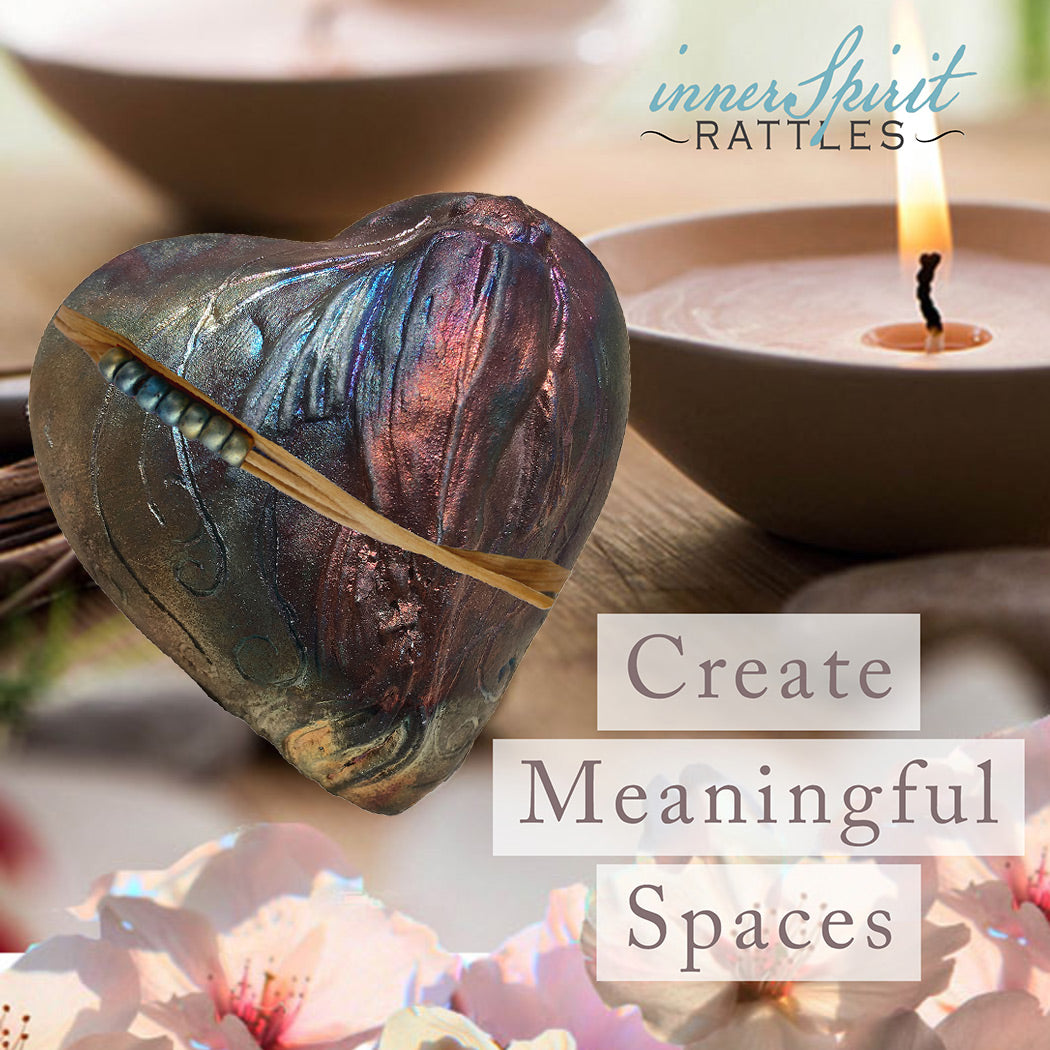 Japanese Koi Raku Heart innerSpirit Rattle – J. Davis Studio