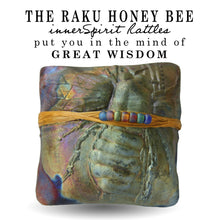 Honeybee Raku Square innerSpirit Rattle