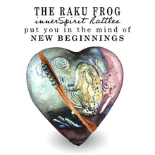 Frog Raku Heart innerSpirit Rattle